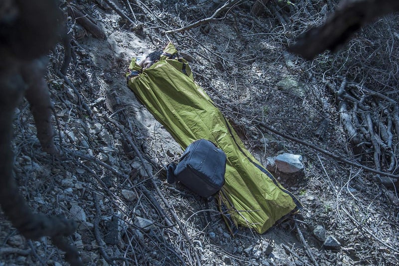 SE Survivor Series Army Green Reusable Bivy Sleeping Bag - EB122GN - Image 2